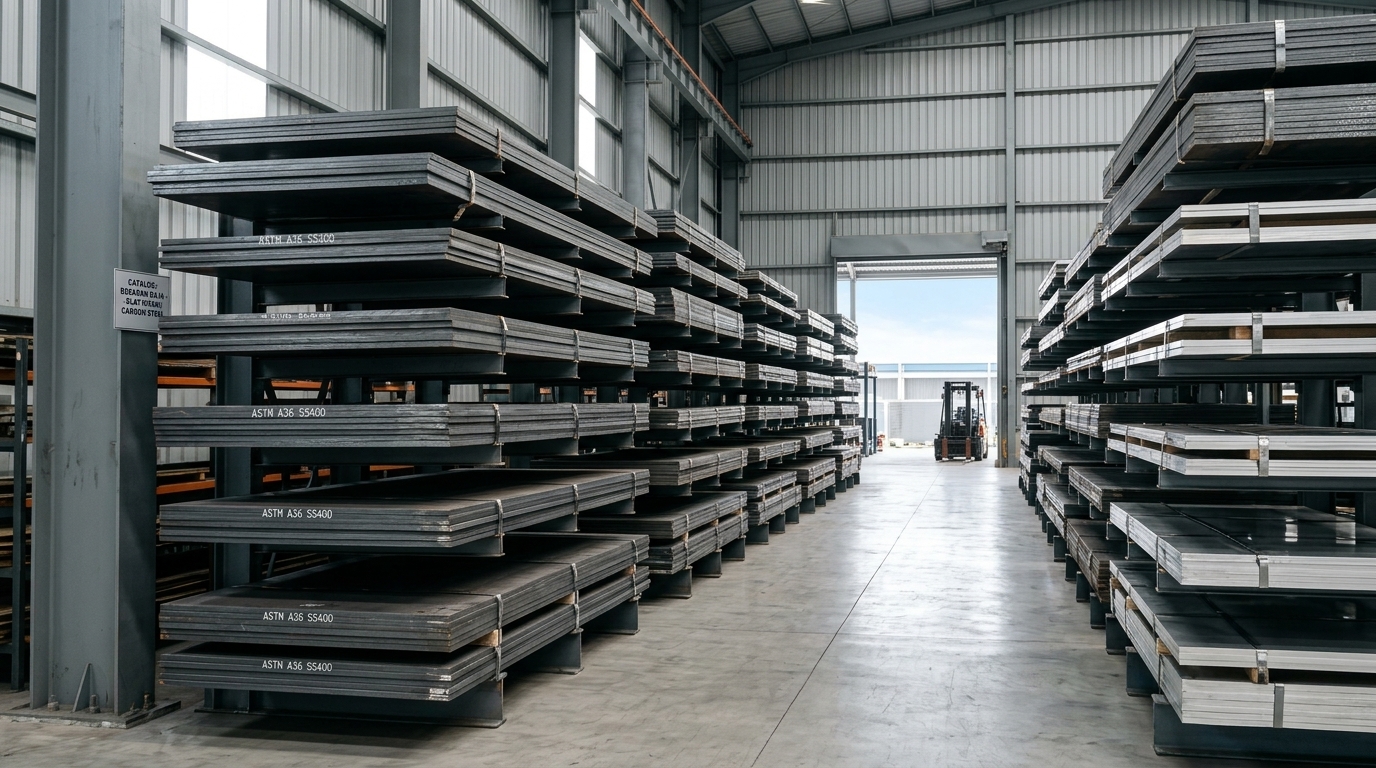 Plat Hitam / Carbon Steel Plate (JIS G3101 SS400 / ASTM A36)